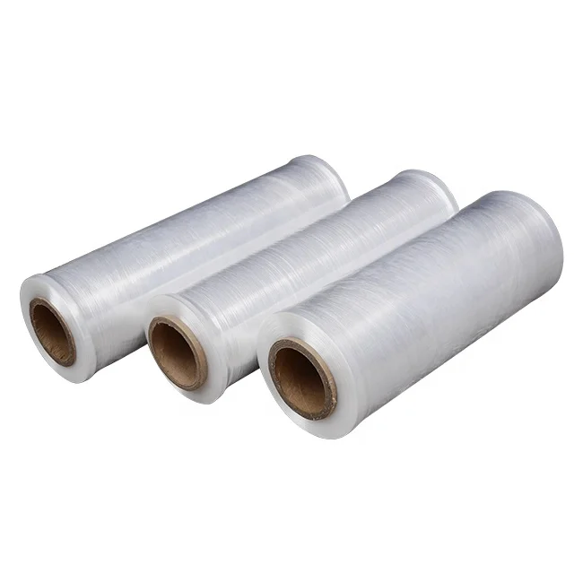 China Producer Elongation 100-120% Edge folded Clear PE pre-stretch film