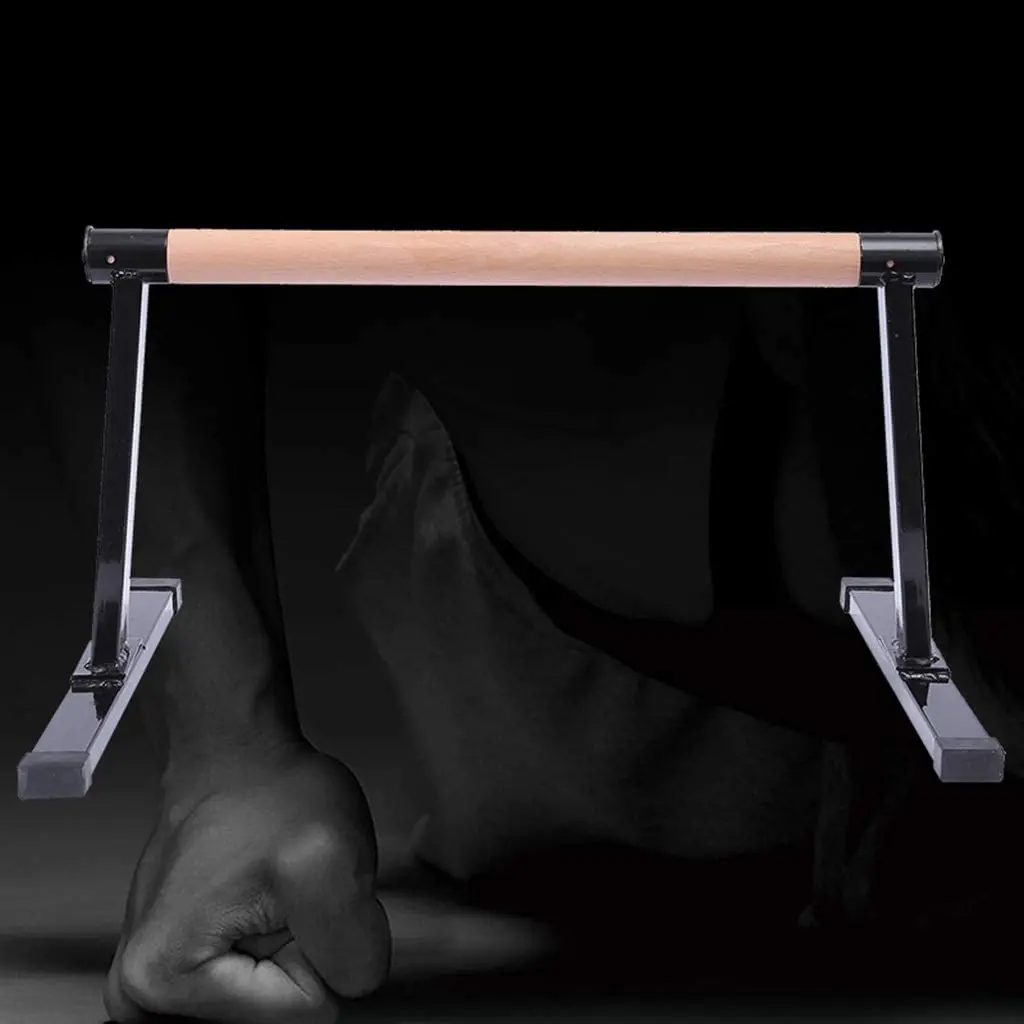 Wooden Parallettes Bar Handstand Bars with Push-Up Handles for Calisthenics and Gymnastics push-ups stands