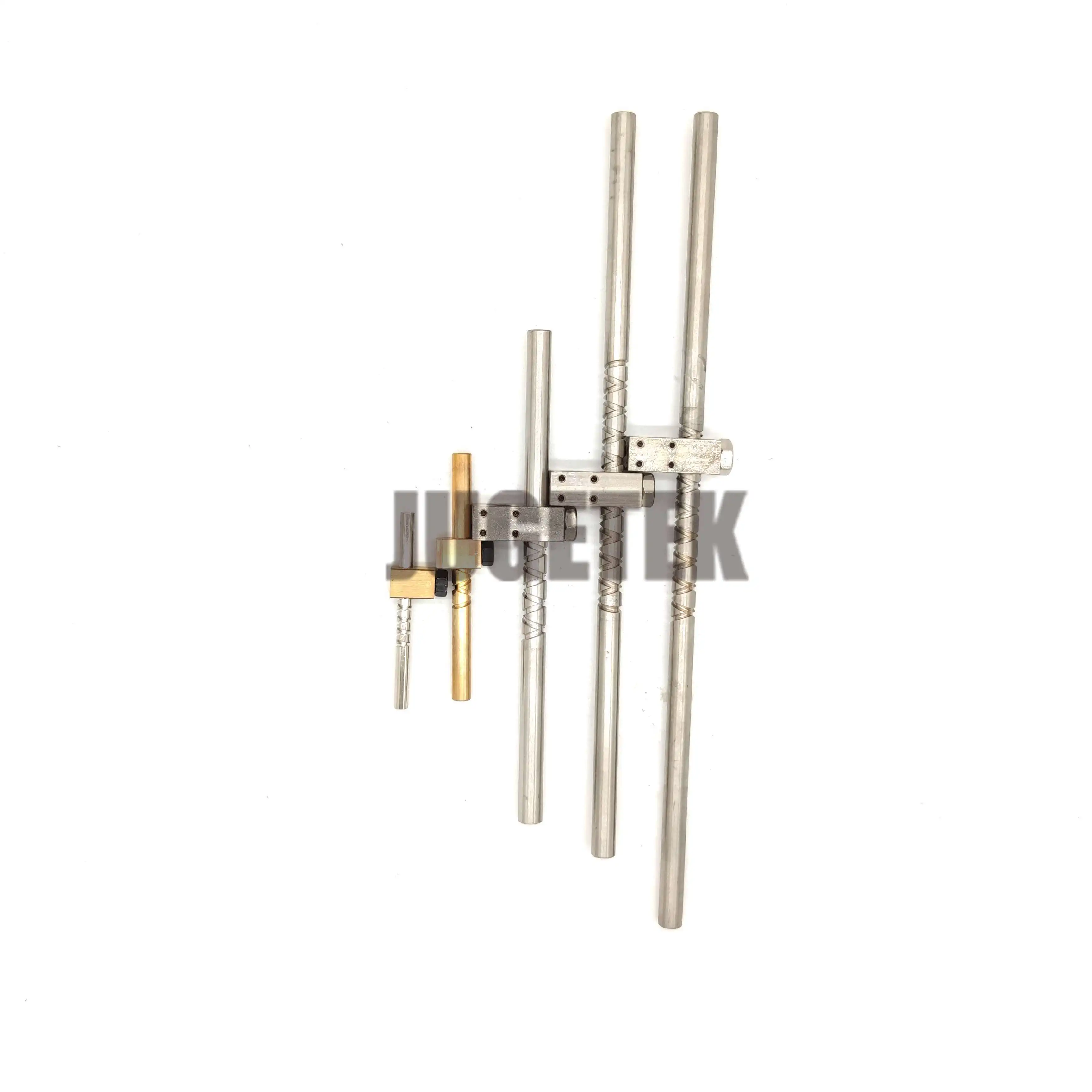 Самореверсивный винт из нержавеющей стали SUS с блочной гайкой 10 мм Шаг 200 рабочая длина