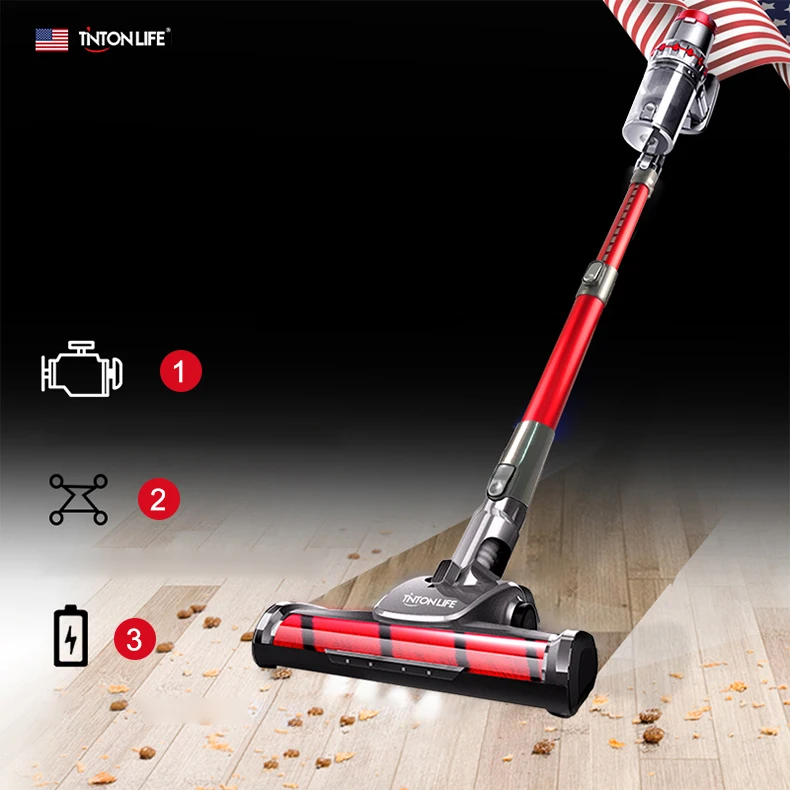 Бытовой пылесос TINTON LIFE с литиевой батареей 2200 мАч
