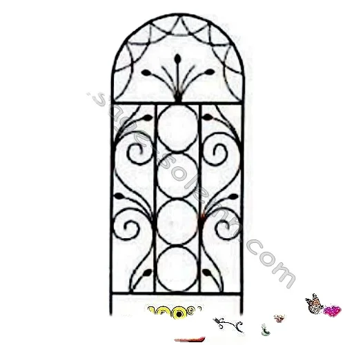 Factory Supply Decorative Powder Coated Metal Garden Trellis, Garden Trellis,Garden Metal Wall Trellis