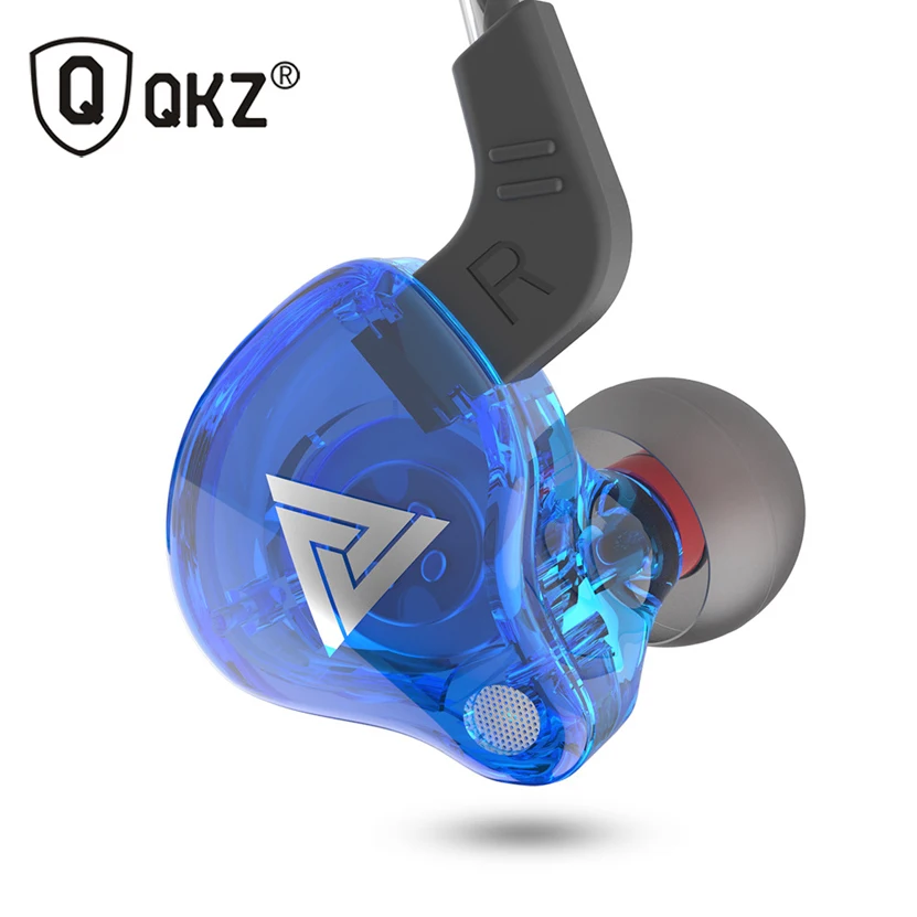 QKZ AK6 EDX 1DD In Ear Earphones HIFI Bass Earbuds Monitor Earphones Sport Noise Cancelling Headset