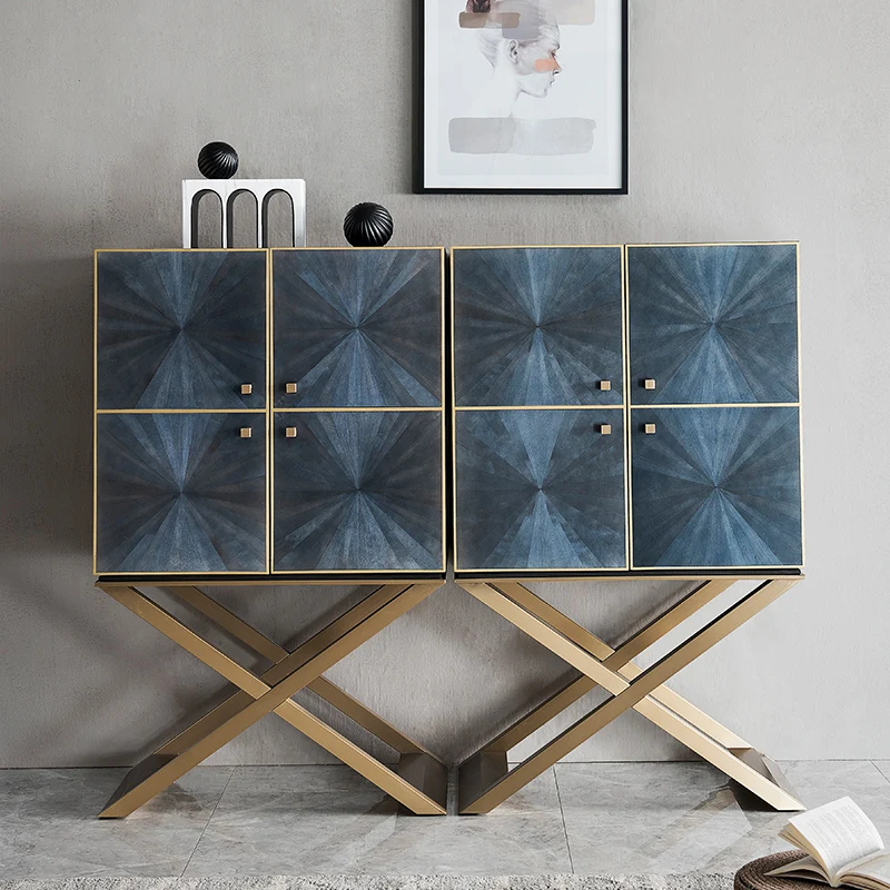 2021 New Design Wine Cabinet Luxury Good Quality Wood Wine Cabinet with Stainless Steel Frame Wine Cabinet
