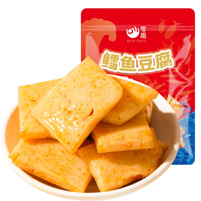 Wholesale Mixed Dried Bean Curd Seafood Snack Bean Products Tofu Vegan Food Healthy Cod Fish Tofu Snack