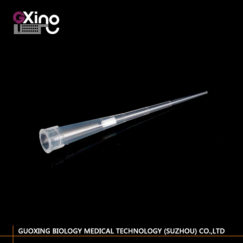 Fixed Universal Plastic Sterile 10ul Lengthen 96wells With Filter Box Universal Pipette Tip With Rack