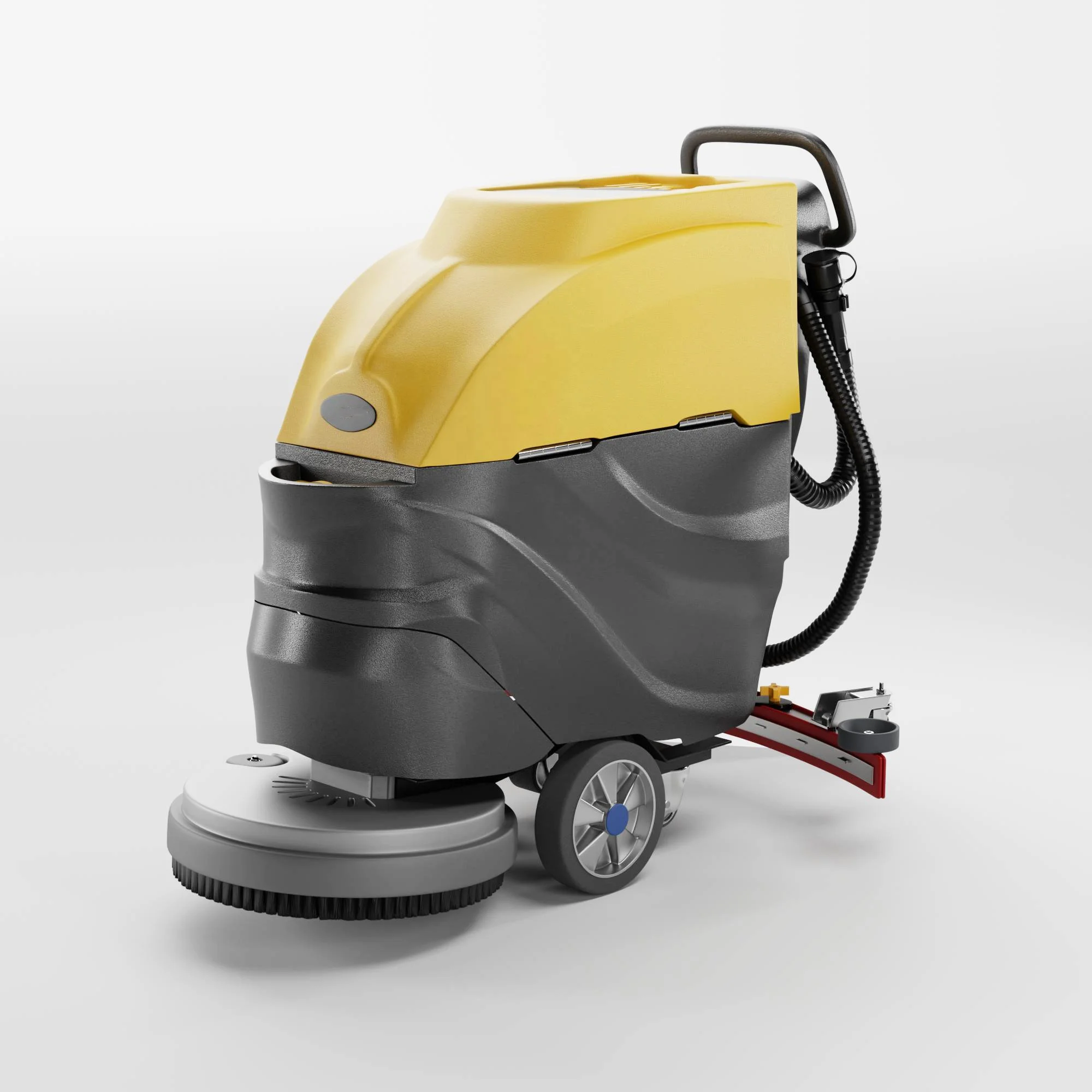 Walk-Behind Artificial Turf Cleaning Machine Floor Sweeper For Machinery Repair Shops