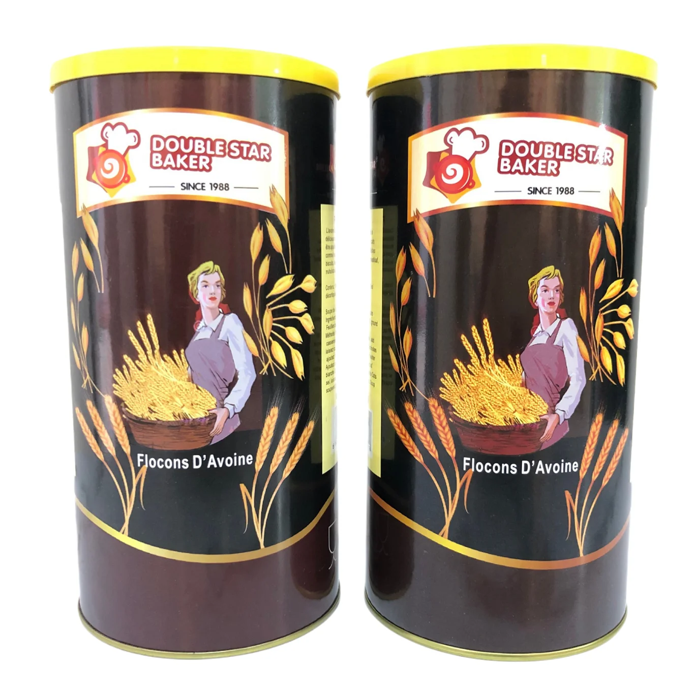Двойная звезда пекарь 500 г Премиум качество горячая Распродажа оптом овсянка хлопья со