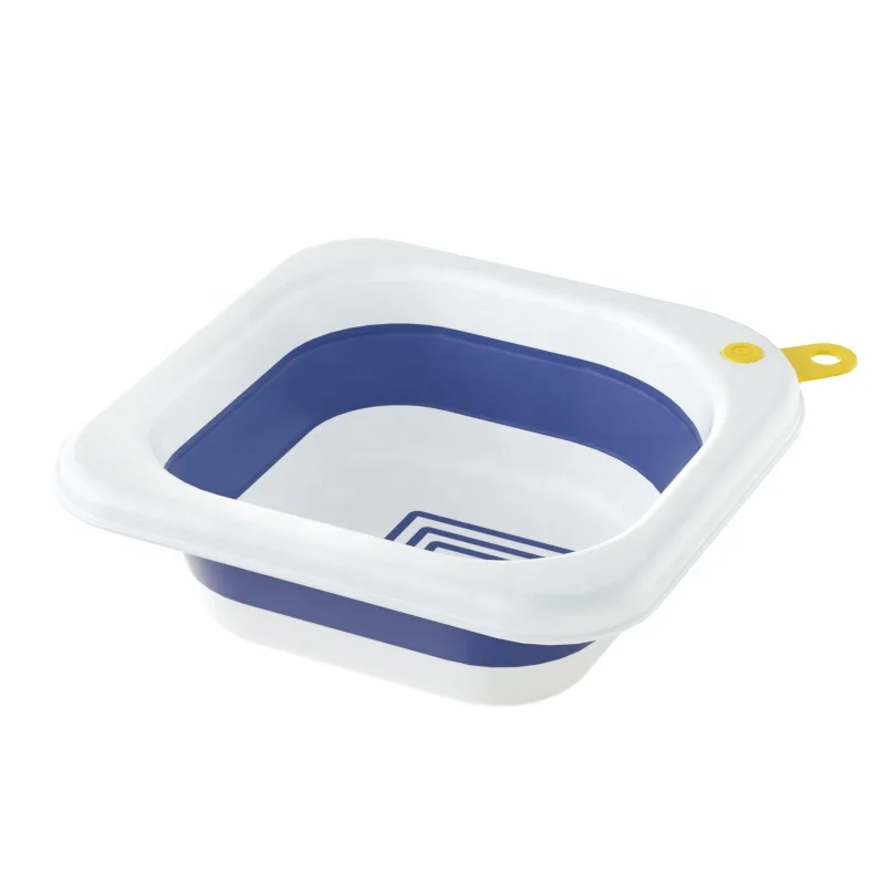 factory supply ready-made or custom-made small mini size Portable baby children plastic wash basin Collapsible washbowl