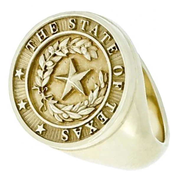 VINTAGE SOLID 10K GOLD ENAMEL GENTS MASONIC SWIVEL SIGNET RING