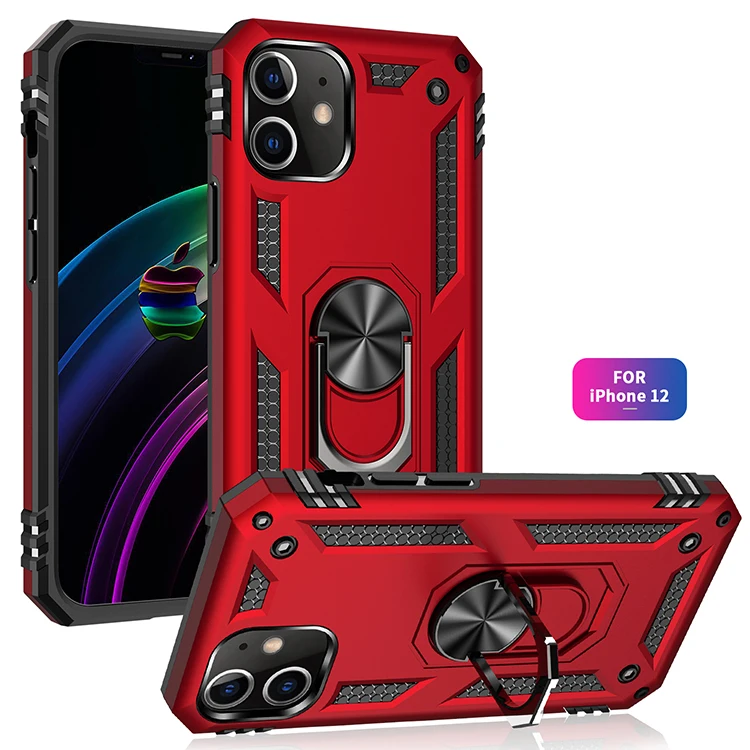 
Amazon hot sale popular manufacturer low price luxurious PC+TPU protection Magnetic With ring mobile case for phone 11 pro max 