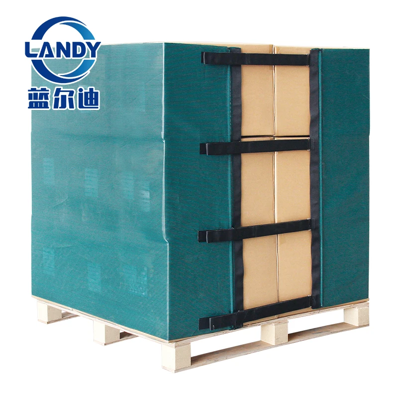 Plastic Low Cost Durable Bunded Eco Friendly Pallet Wrap Covers 48*48*48