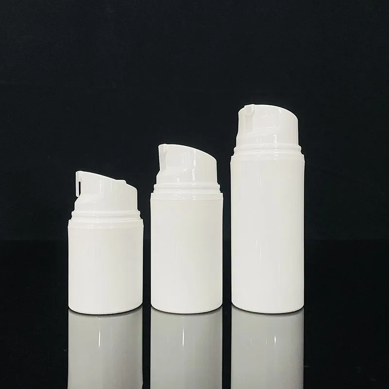 30ml 50ml 80ml cosmetic plastic pump vacuum cream lotion bottle empty lotion airless bottle with dispenser pump