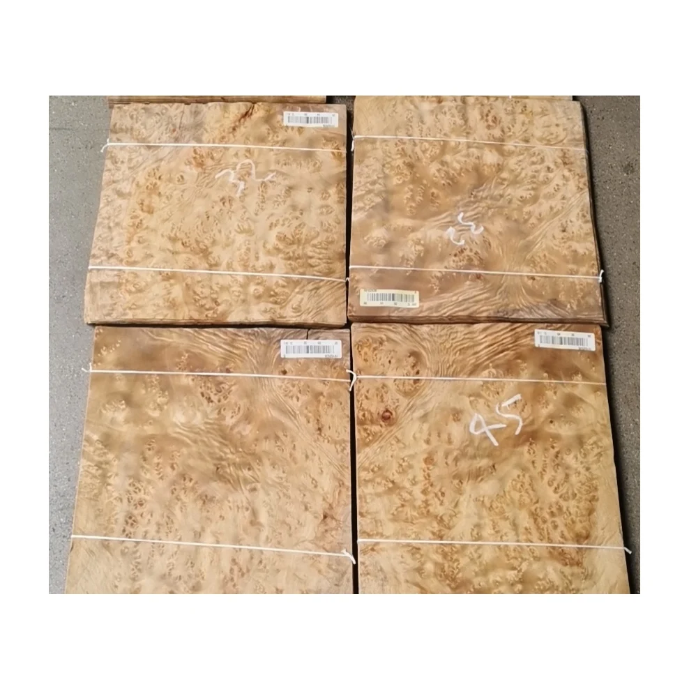 Golden Camphor Burl Veneer for Furniture