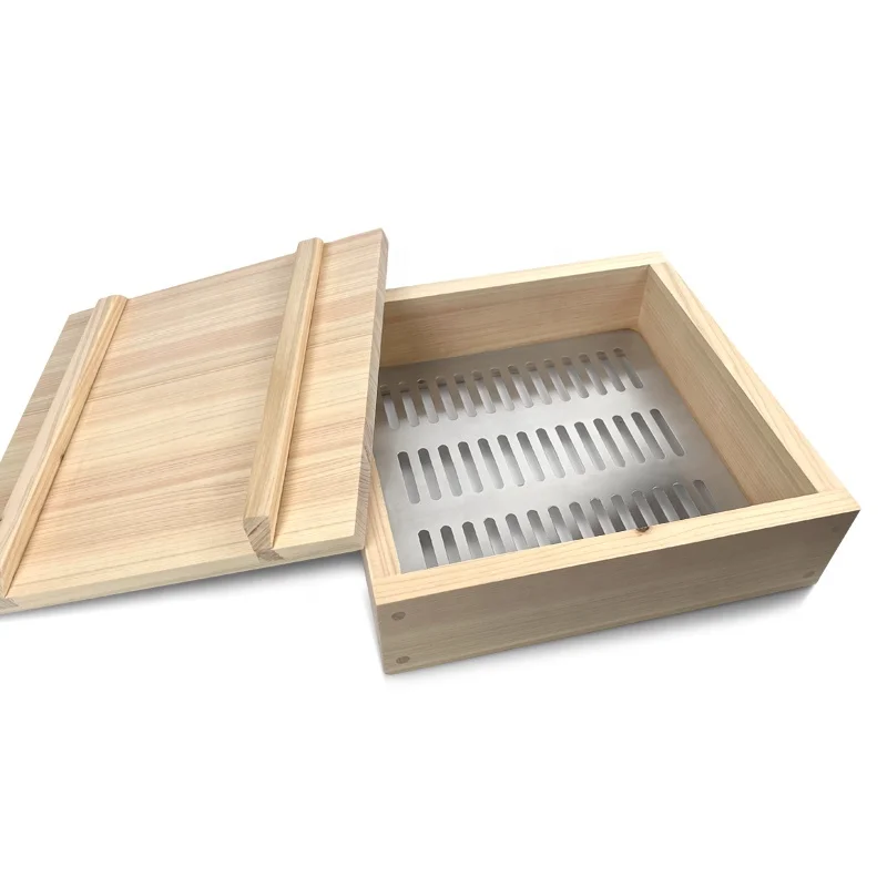 Korean bbq cookware wood style food container with new design