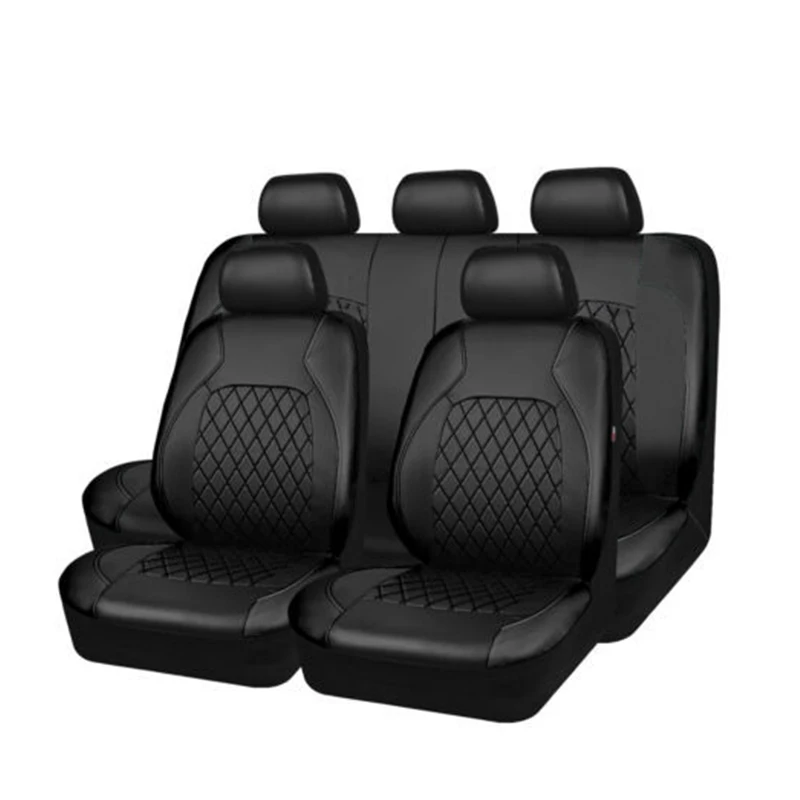New Arrival Universal Fit Auto PU Leather Car Seat Covers Interior Accessories for car suv sedan cover