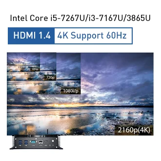 HYSTOU 6 Lan 12V Cheap Price Celeron 2955U Win 7 10 Linux Cloud Compute Servers Firewall Mini Server Pc