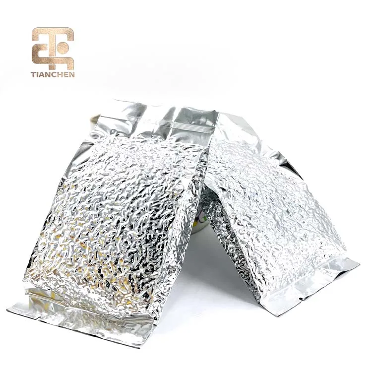 Wholesale Custom Food Packaging Storage Plastic Vacuum Bags Silver Aluminium Foil Bags
