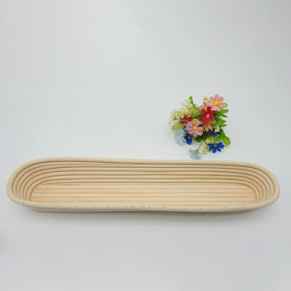 Handmade Oval Long Baneton Brotform Proving Rattan bread proofing basket