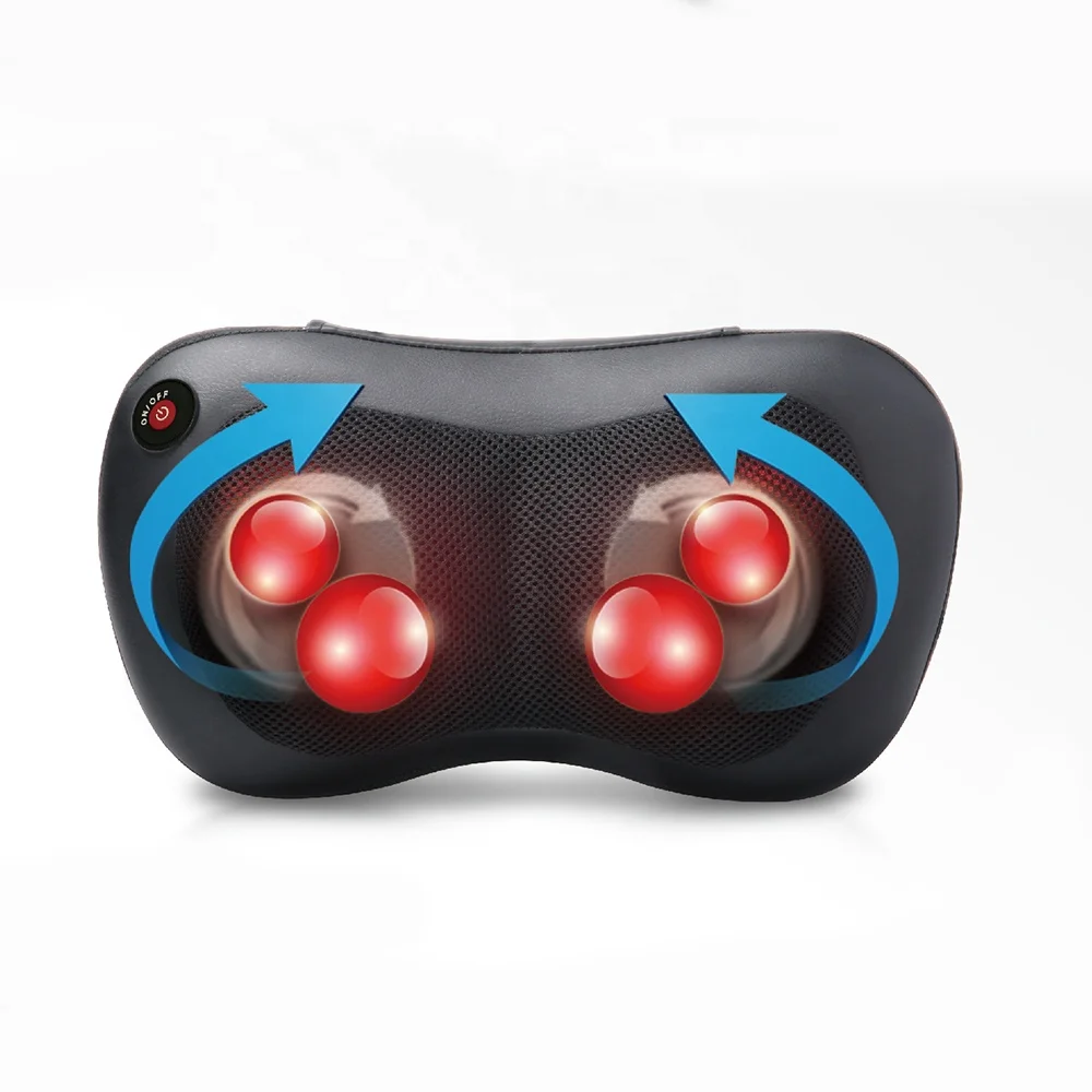 Chinese factory custom high quality massager machine electric  multi-purpose heated neck shoulder massage pillow