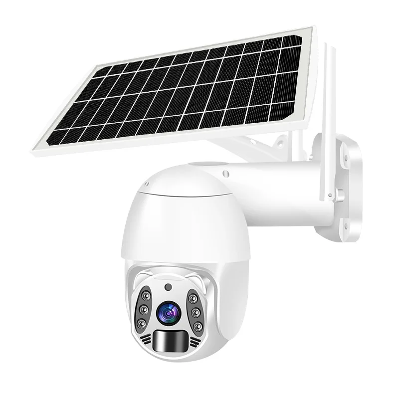 Инновационная 4G WIFI PTZ солнечная панель cctv дверной звонок наружная камера наблюдения солнечный уличный свет 1080p hd IP-камера