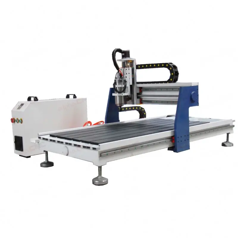 Ready To Ship!! Heavy Duty Structure 4060 4 Axis Mini Cnc Router 6090