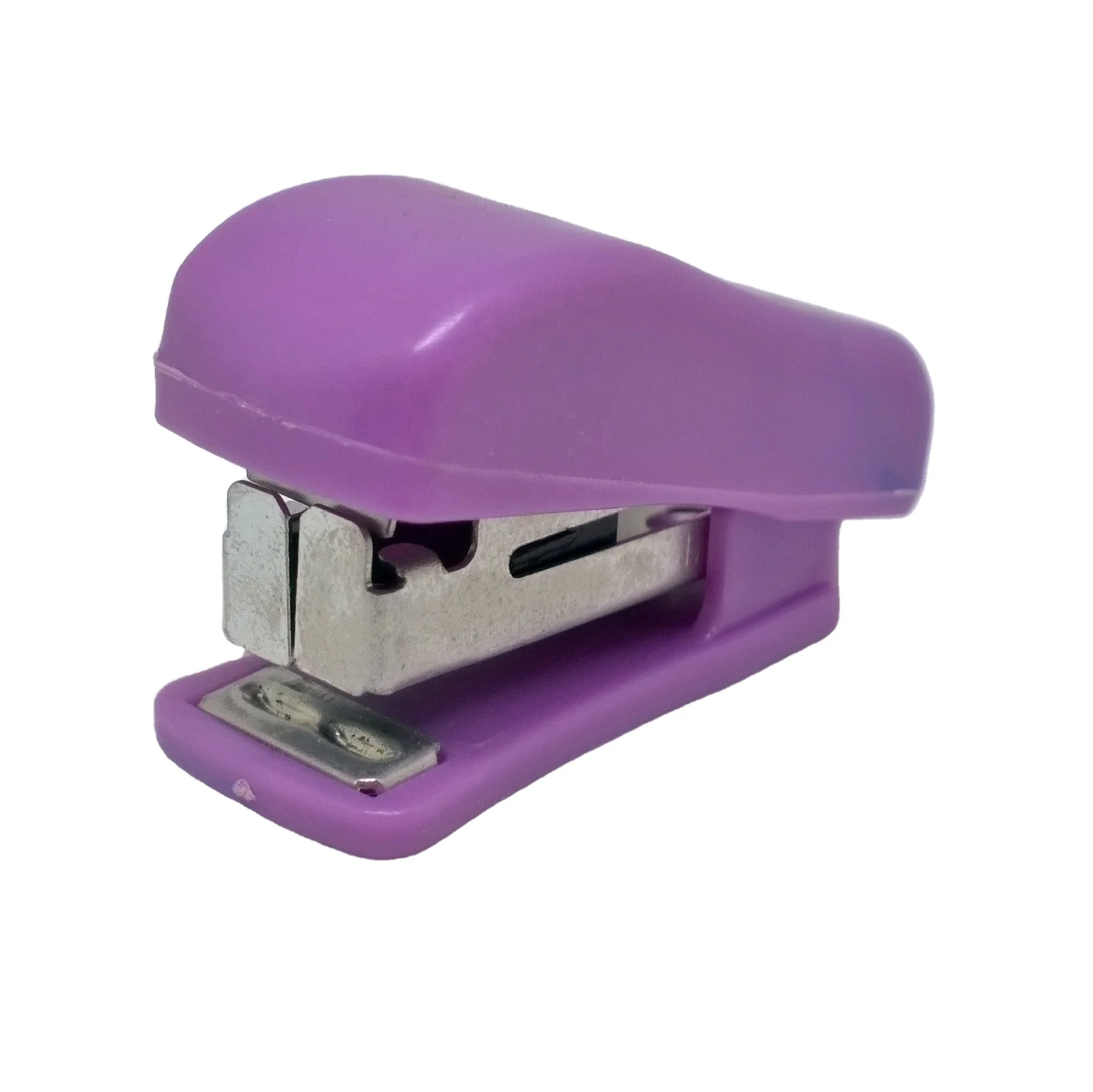 Copllent Mini Labor Saving Stapler Cute Desktop Stapler Using 10# Pin Simple Mini Metal Stapler