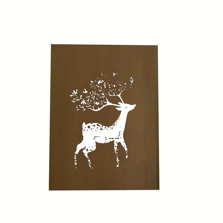 Corten steel villas rusty metal gates and Corten gates fence Outdoor privacy corten steel screen