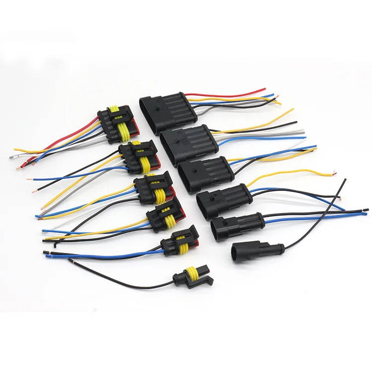 4 Pin AMP Superseal разъем жгута проводов косичка для автомобильной