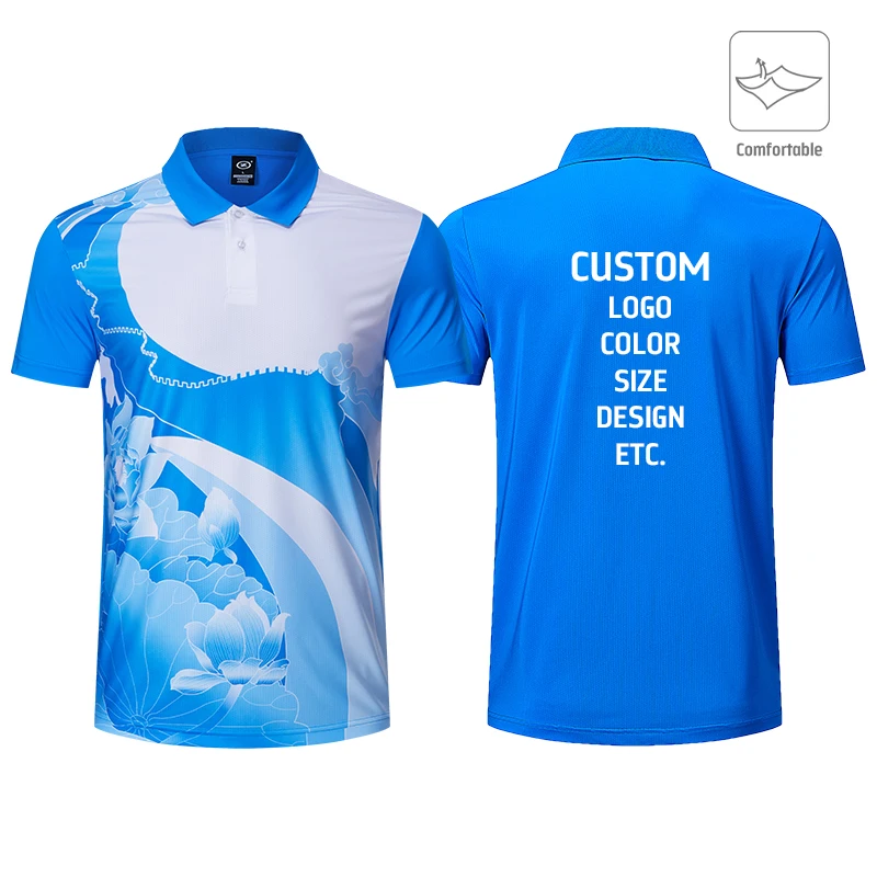 New Style Printing 3D Sublimation Shirts Men Kids Polo Tshirts Custom All Over T Shirts Plain Golf Short Sleeve Tshirts