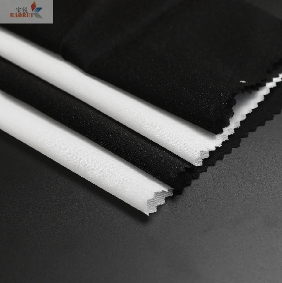 waterjet Interlining 100% polyester PA/PES coating with Oeko Test report