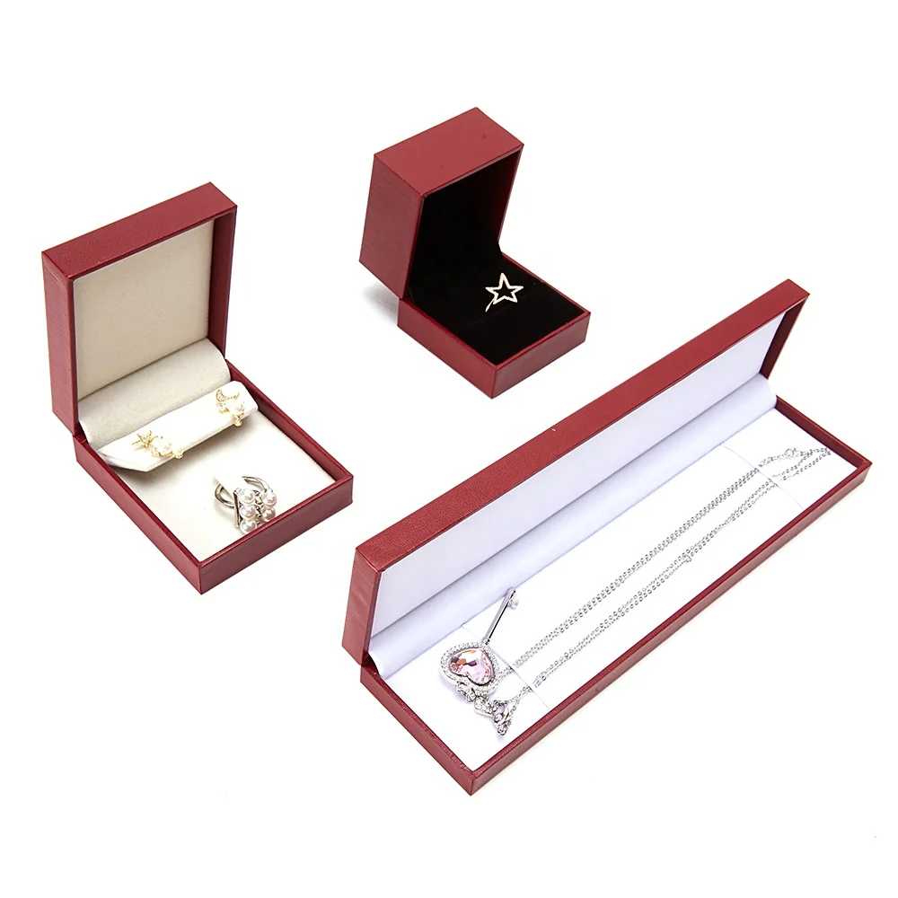 Wholesale Custom Reusable Recycled Jewelry Cardboard Packaging Box set Gift cardboard paper Box for Jewelry and Watch storage