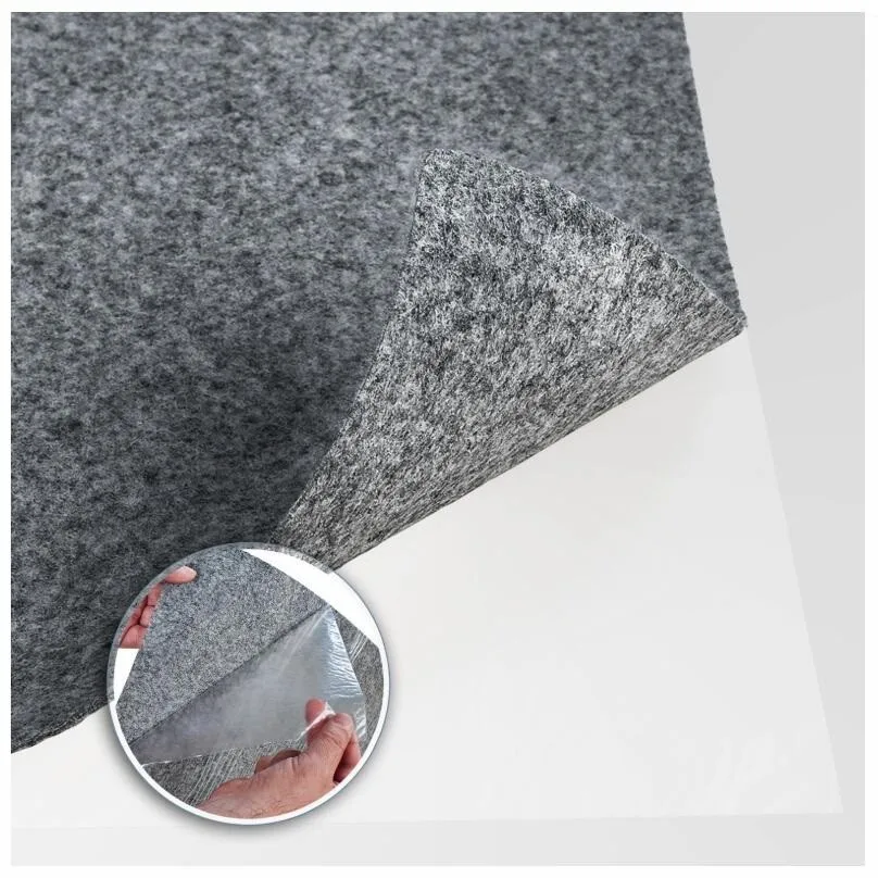 China Polyester Self Adhesive Backed Needle Punched Nonwoven Felt