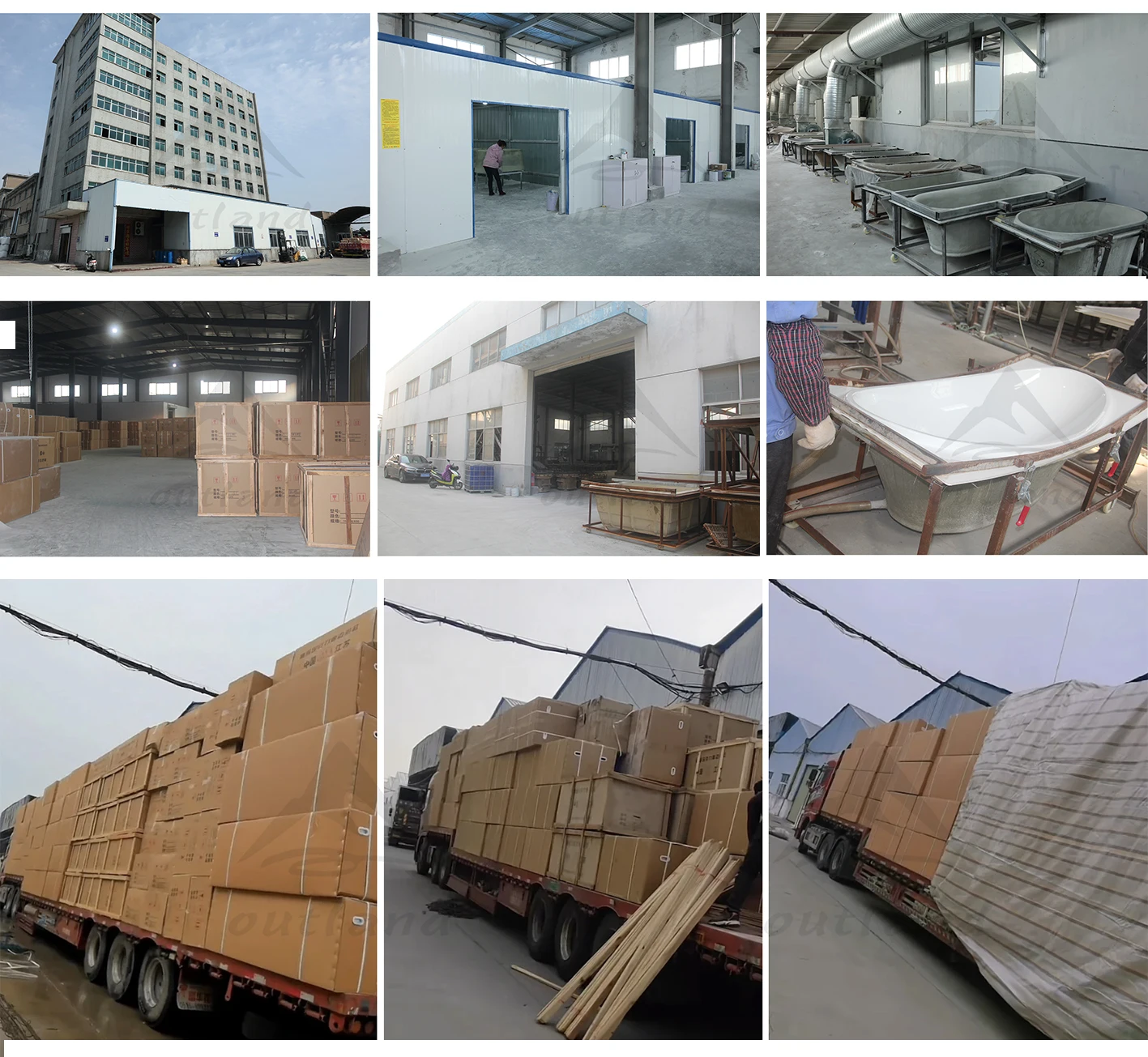 Household multi-size thickened double small apartment deepen bathtub acrylic integrated sitting modern independent bathtub