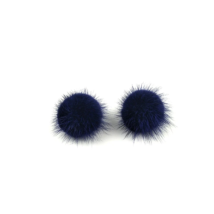 DIY accessories Factory 2 CM 3 CM 4 CM real Mink Fur Pom Poms Ball Accessories Pompom DIY Craft