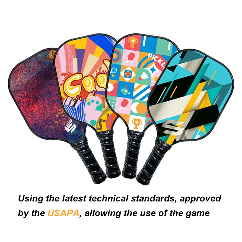 Orbia Sports Customized Design Honeycomb Graphite 13mm 16mm Thickness Full Raw Carbon Fiber Pickleball RacketsPaddle