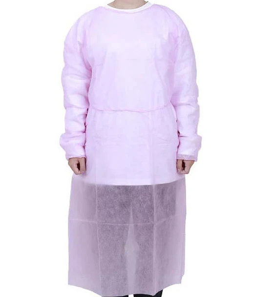 Disposable Medical Clothing Polypropylene Isolated Gowns Knit Cuff Long Sleeve Isolation Gown