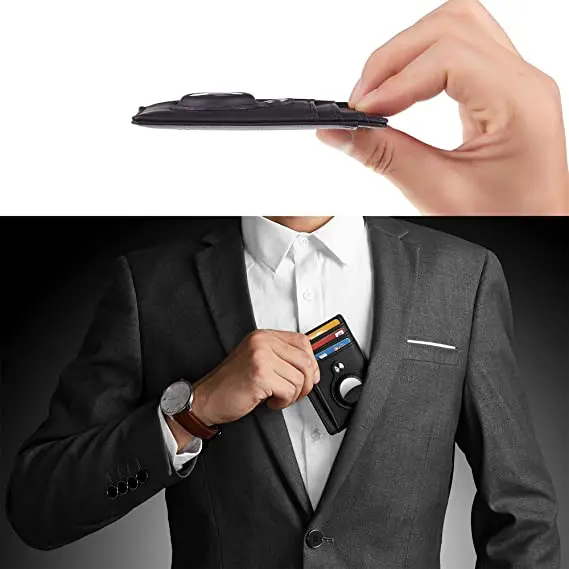 Leyi credit cards professional supplier packing used to put credit airtag wallet card holder with multi-card slot