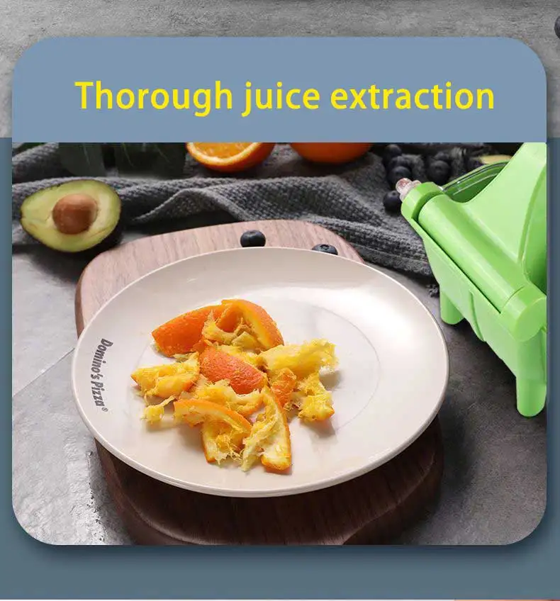 Manual Household Orange Juice ABS Plastic Squeezer Food Grade Safe Lemon Squeezer