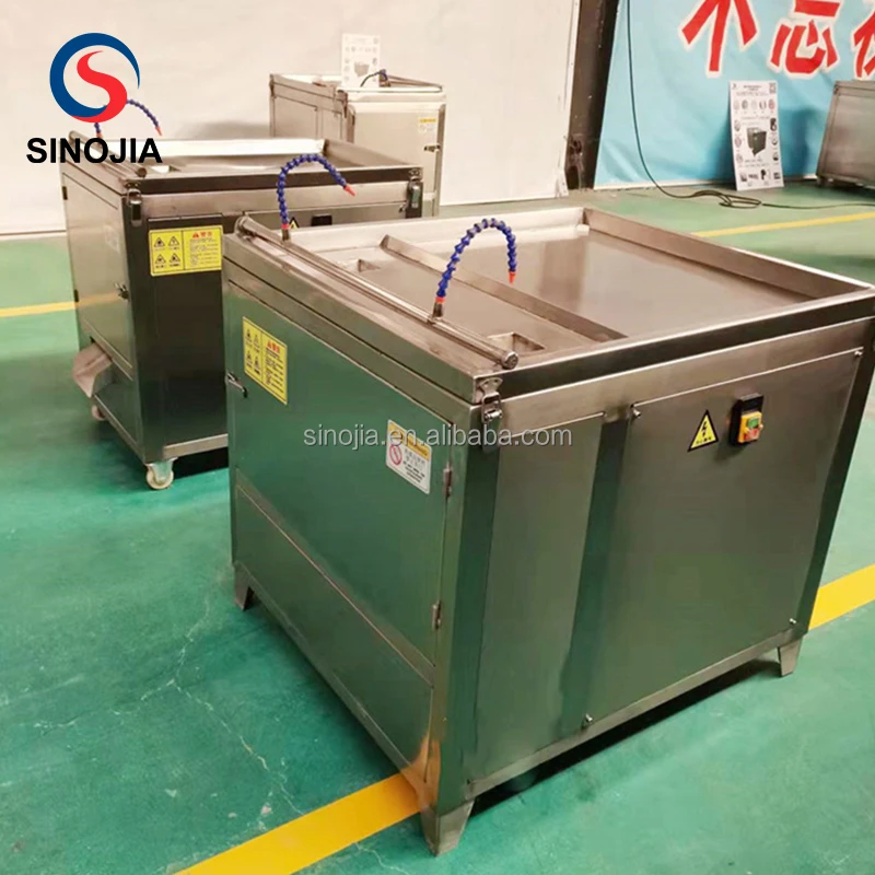 Stainless Steel  Chicken intestines Cutting Machine / Sheep Intestine Cleaning Machine
