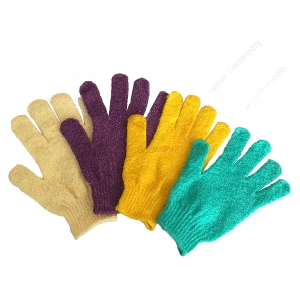 Красочная губка для удаления омертвевшей кожи массажная перчатка ванны и тела