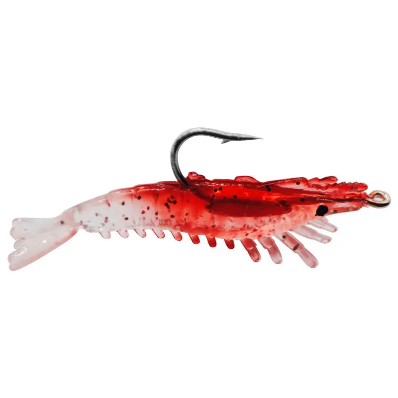 3g/6cm Luya bait bag lead soft shrimp  lead head soft shrimp
