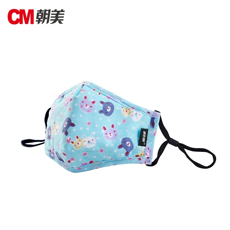 Fashion Newest Portable Anti Dust Pm2.5 Washable Colorful Cotton Kids Face Mouth Mask