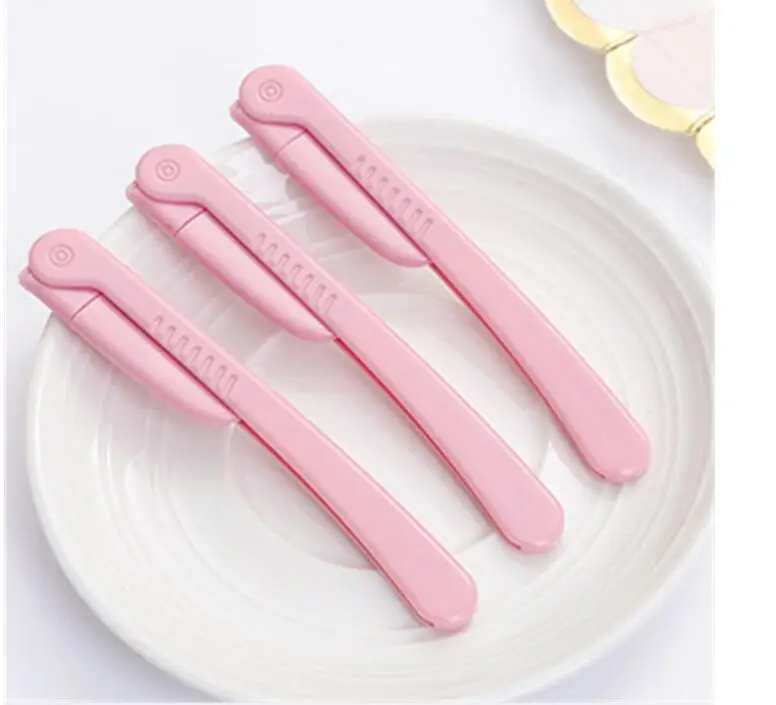
3Pcs/Set Facial Eyebrow Trimmer Face Hair Razor Beauty Face Eye brow Sharper Shaver Blades 