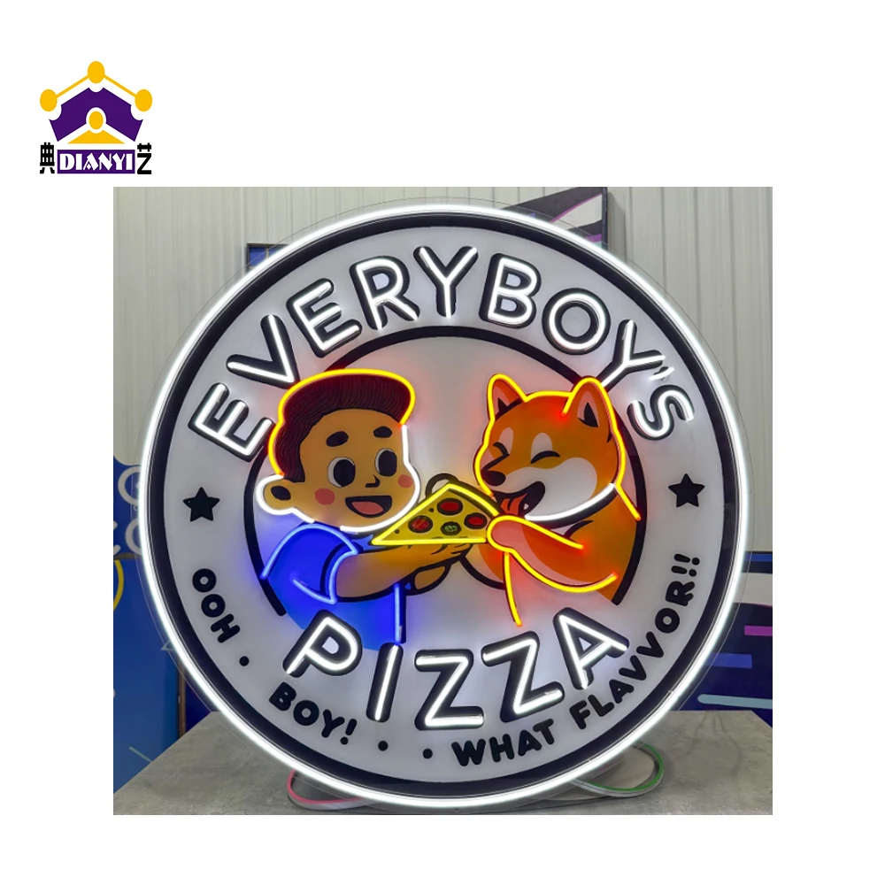 Popular Acrylic Led Sign Letters Soft Strip Logo Signboard Frosted Neon Japanese Seed Beads