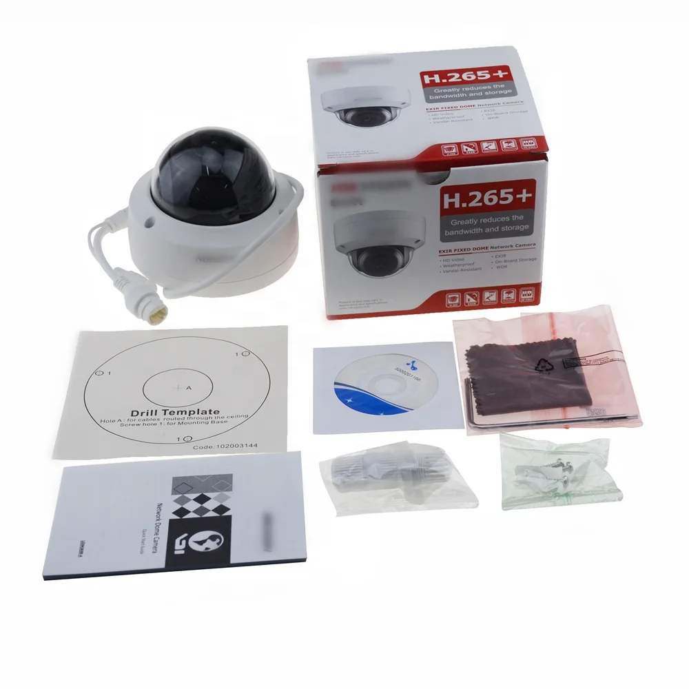 In Stock IPC-HDBW2441R-Z(A)S Dahua IK10 IP67 12 VDC/PoE power supply 4MP IR 40m Vari-focal Dome WizSense Network Ip Camera