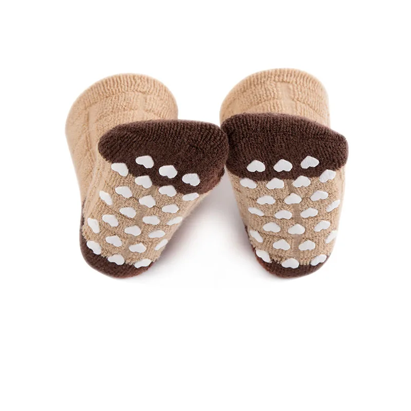 2022 Bulk Wholesale Fleece Knitted Art Girls Socks New Cute Cotton Baby Socks