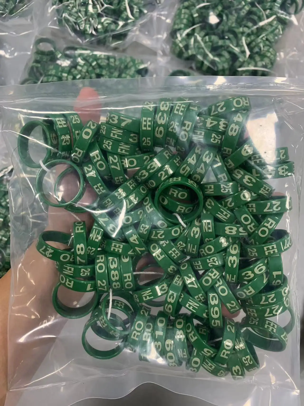 GSF Customized Racing Pigeon Plastic Rings With Laser Printing Service Bird Canary Parrot Leg PBR Bands