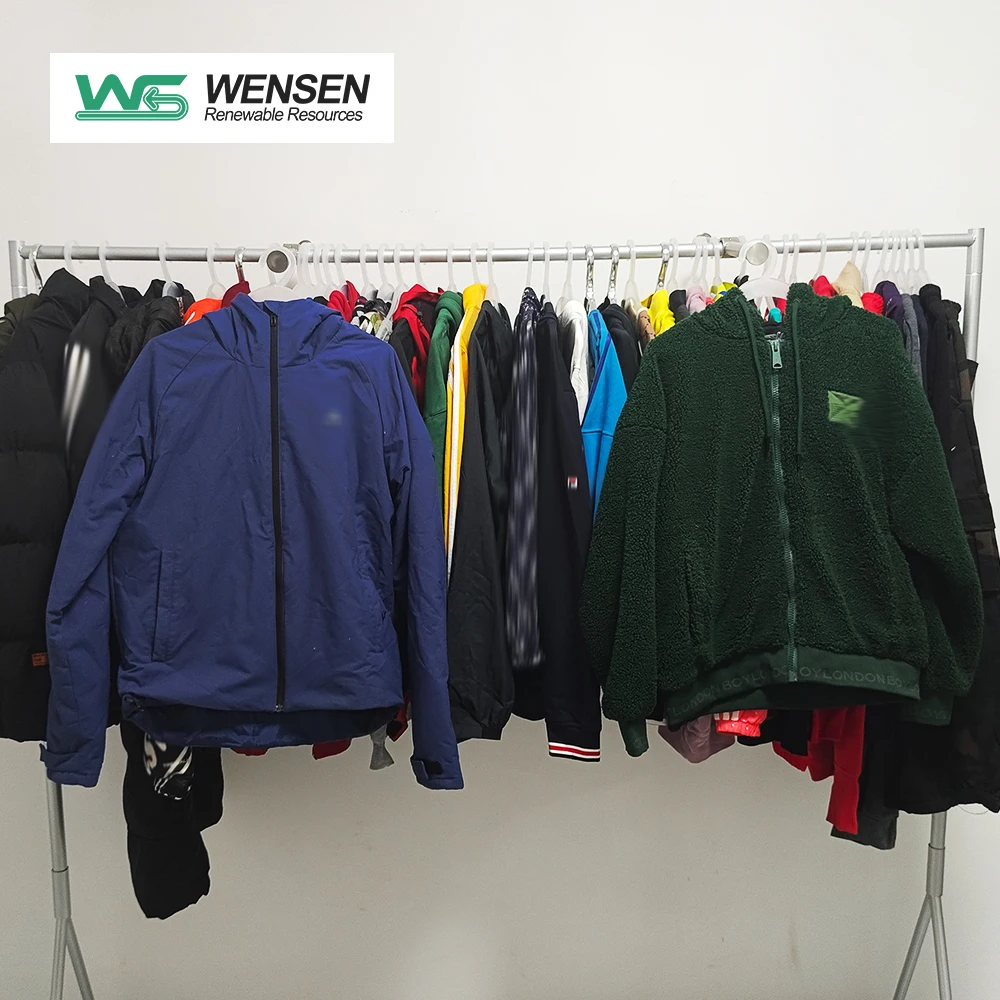 Wholesale Used Branded Autumn Winter Jackets Second Hand Coats 2ND Hand Hoodies Bulks For Adult