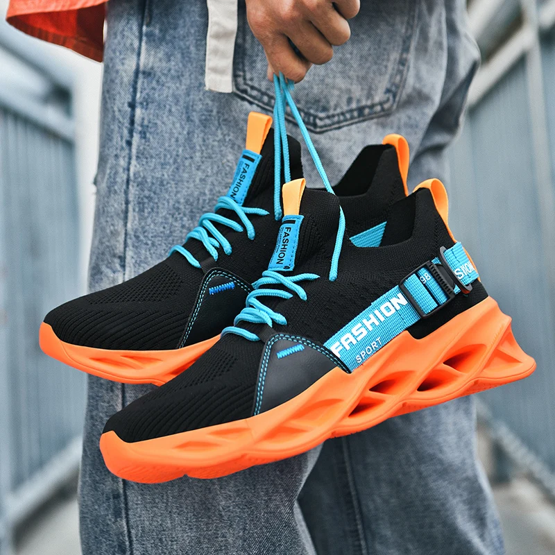 Breathable Running Shoes Outdoor Sport Fashion Comfortable Shoes Casual Couples Gym Mens Shoes