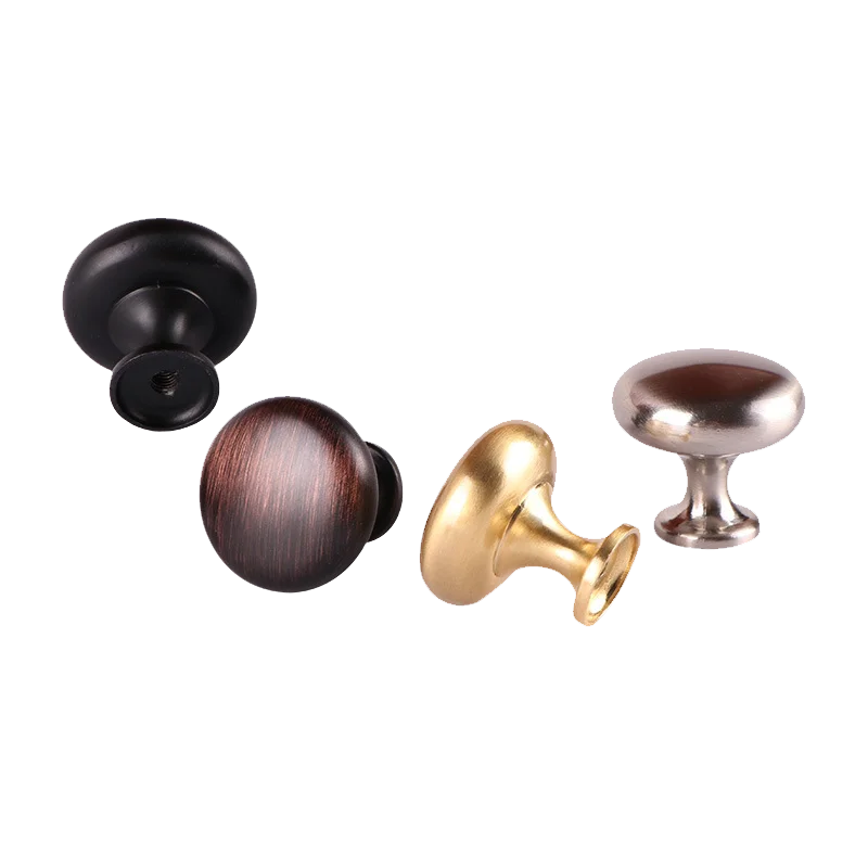 Black Kitchen Cabinet Handles Matte Chrome Plated Round Drawer Handles Cabinet Pull Handles Slippy pulls drawer hardware knobs